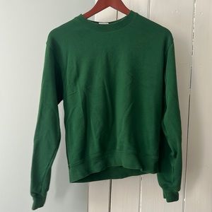 TNA Airy Fleece in Green Sz S